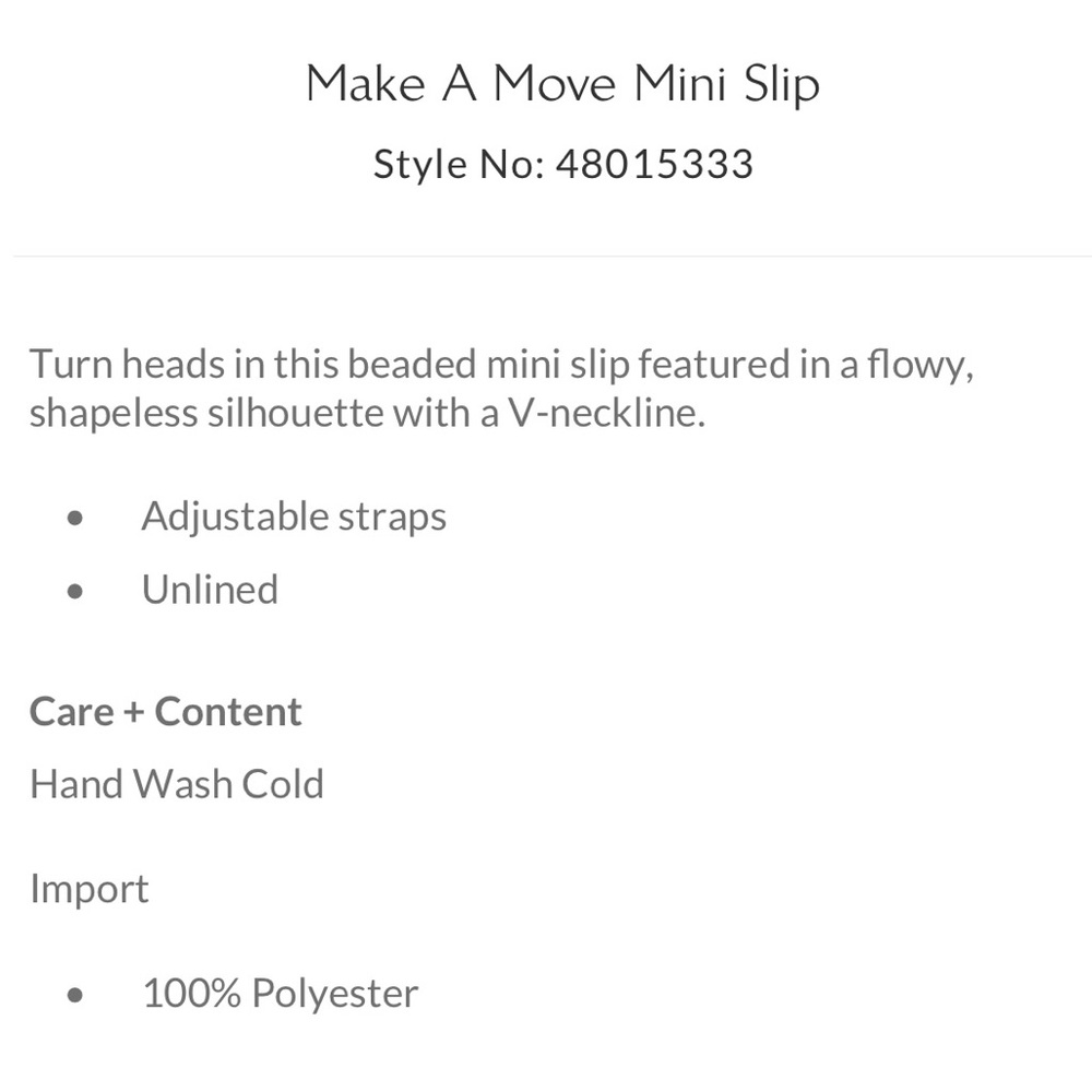 Make a Move Mini Slip - Picture 4 of 4